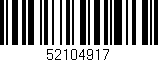 Código de barras (EAN, GTIN, SKU, ISBN): '52104917'