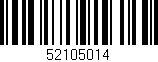 Código de barras (EAN, GTIN, SKU, ISBN): '52105014'