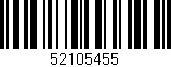 Código de barras (EAN, GTIN, SKU, ISBN): '52105455'