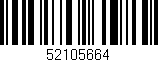 Código de barras (EAN, GTIN, SKU, ISBN): '52105664'