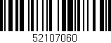 Código de barras (EAN, GTIN, SKU, ISBN): '52107060'