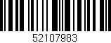 Código de barras (EAN, GTIN, SKU, ISBN): '52107983'