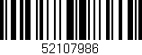 Código de barras (EAN, GTIN, SKU, ISBN): '52107986'