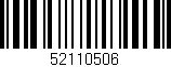 Código de barras (EAN, GTIN, SKU, ISBN): '52110506'