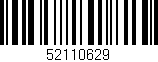 Código de barras (EAN, GTIN, SKU, ISBN): '52110629'
