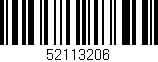 Código de barras (EAN, GTIN, SKU, ISBN): '52113206'