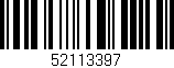 Código de barras (EAN, GTIN, SKU, ISBN): '52113397'