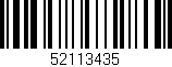 Código de barras (EAN, GTIN, SKU, ISBN): '52113435'