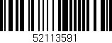 Código de barras (EAN, GTIN, SKU, ISBN): '52113591'