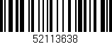 Código de barras (EAN, GTIN, SKU, ISBN): '52113638'