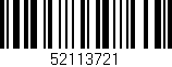 Código de barras (EAN, GTIN, SKU, ISBN): '52113721'