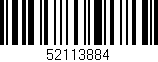 Código de barras (EAN, GTIN, SKU, ISBN): '52113884'