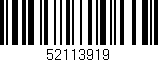 Código de barras (EAN, GTIN, SKU, ISBN): '52113919'
