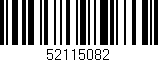 Código de barras (EAN, GTIN, SKU, ISBN): '52115082'