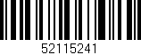 Código de barras (EAN, GTIN, SKU, ISBN): '52115241'