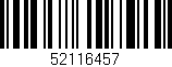 Código de barras (EAN, GTIN, SKU, ISBN): '52116457'