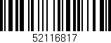 Código de barras (EAN, GTIN, SKU, ISBN): '52116817'