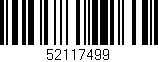 Código de barras (EAN, GTIN, SKU, ISBN): '52117499'