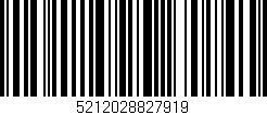 Código de barras (EAN, GTIN, SKU, ISBN): '5212028827919'