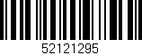 Código de barras (EAN, GTIN, SKU, ISBN): '52121295'