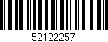 Código de barras (EAN, GTIN, SKU, ISBN): '52122257'