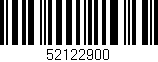 Código de barras (EAN, GTIN, SKU, ISBN): '52122900'