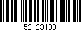 Código de barras (EAN, GTIN, SKU, ISBN): '52123180'