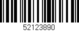 Código de barras (EAN, GTIN, SKU, ISBN): '52123890'