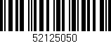 Código de barras (EAN, GTIN, SKU, ISBN): '52125050'