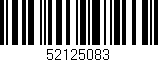 Código de barras (EAN, GTIN, SKU, ISBN): '52125083'
