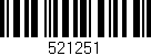 Código de barras (EAN, GTIN, SKU, ISBN): '521251'