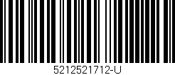 Código de barras (EAN, GTIN, SKU, ISBN): '5212521712-U'