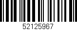 Código de barras (EAN, GTIN, SKU, ISBN): '52125967'