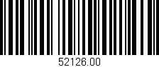 Código de barras (EAN, GTIN, SKU, ISBN): '52126.00'