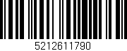 Código de barras (EAN, GTIN, SKU, ISBN): '5212611790'