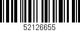 Código de barras (EAN, GTIN, SKU, ISBN): '52126655'