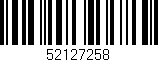Código de barras (EAN, GTIN, SKU, ISBN): '52127258'
