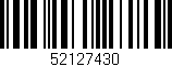 Código de barras (EAN, GTIN, SKU, ISBN): '52127430'