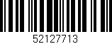 Código de barras (EAN, GTIN, SKU, ISBN): '52127713'