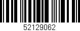 Código de barras (EAN, GTIN, SKU, ISBN): '52129062'