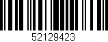 Código de barras (EAN, GTIN, SKU, ISBN): '52129423'
