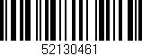 Código de barras (EAN, GTIN, SKU, ISBN): '52130461'