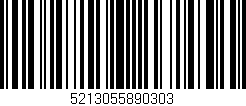 Código de barras (EAN, GTIN, SKU, ISBN): '5213055890303'