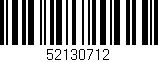 Código de barras (EAN, GTIN, SKU, ISBN): '52130712'