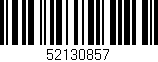Código de barras (EAN, GTIN, SKU, ISBN): '52130857'