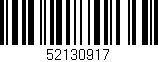 Código de barras (EAN, GTIN, SKU, ISBN): '52130917'