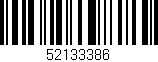 Código de barras (EAN, GTIN, SKU, ISBN): '52133386'