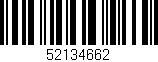 Código de barras (EAN, GTIN, SKU, ISBN): '52134662'
