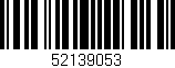 Código de barras (EAN, GTIN, SKU, ISBN): '52139053'