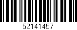 Código de barras (EAN, GTIN, SKU, ISBN): '52141457'